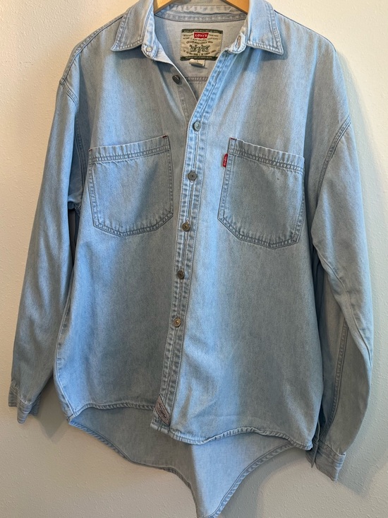 Levi Strauss Signature Other - Vintage Levi's Red Tab Light Blue Denim Shirt